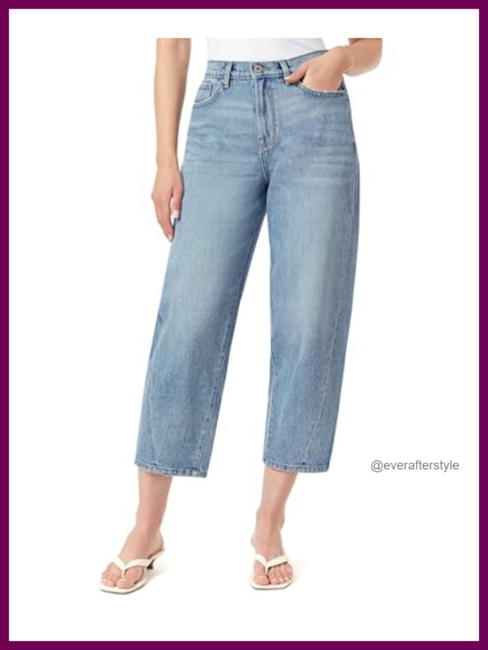 High-Rise Barrel Jeans 26-Inch Inseam Women's Denim Retro Luxe
